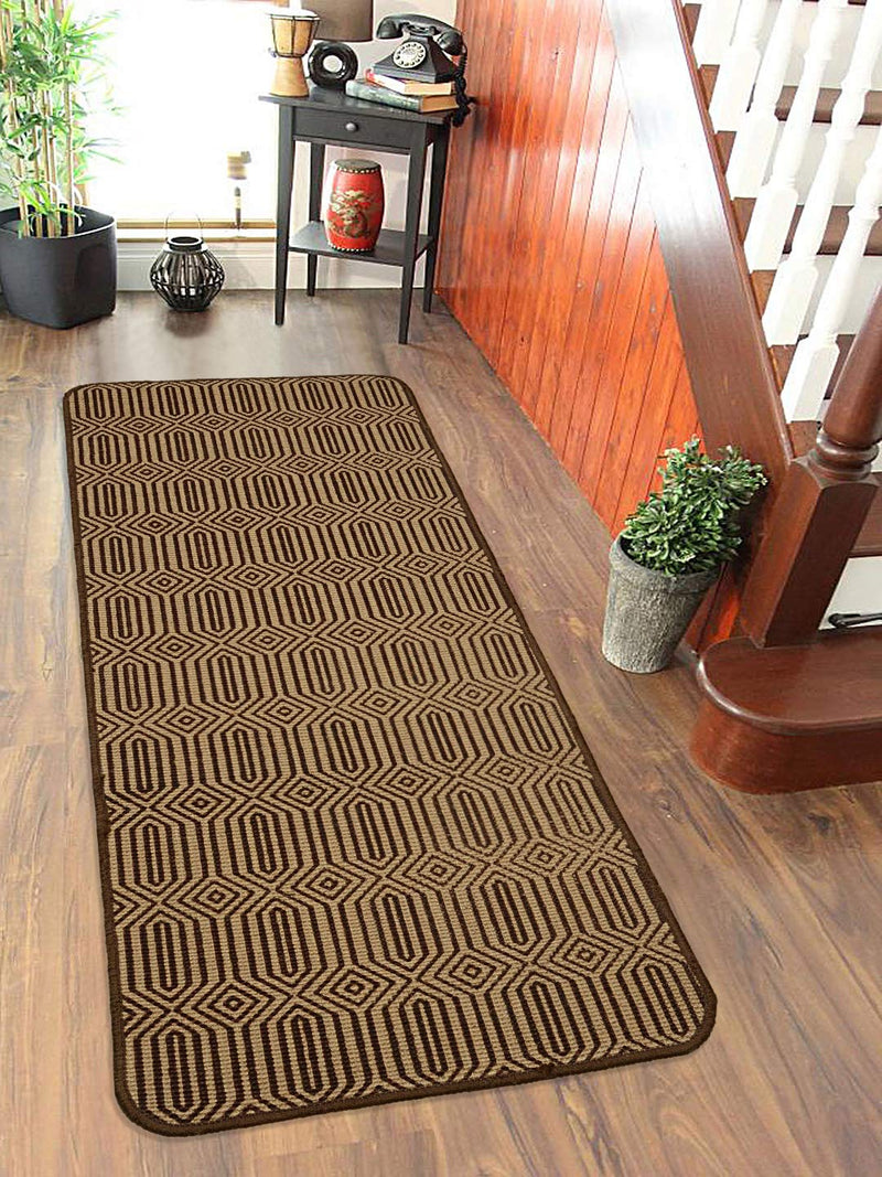 Saral Home Jute Multiuse Runner with Strong Backing (Brown, 45x120 cm)