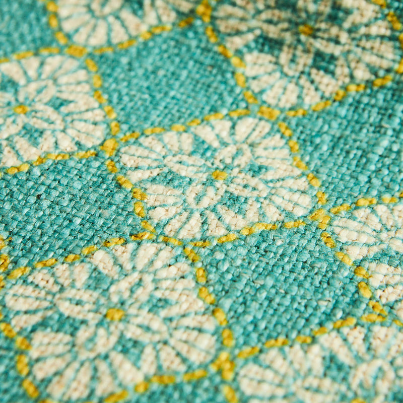 Chumbak Pixel Jaal Throw| Mint