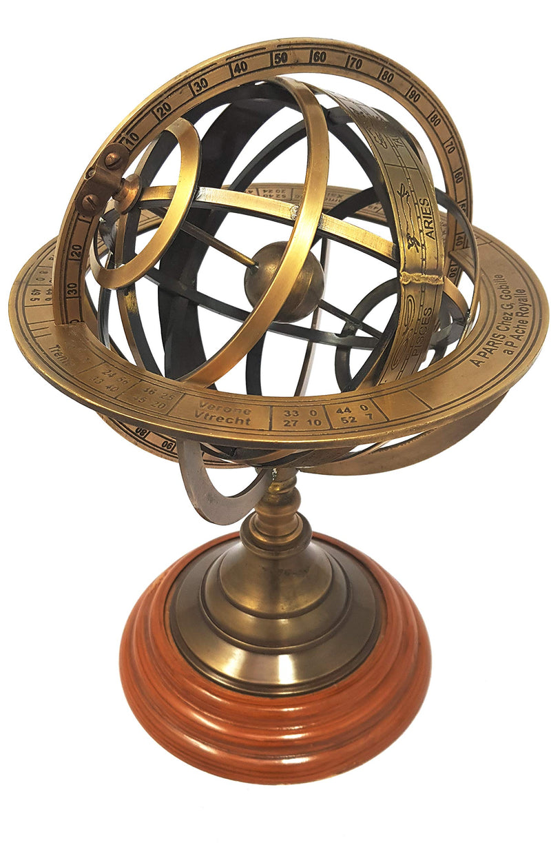 Armillary Sphere Large Armillary Sundial Nautical Marine Dcor Gift