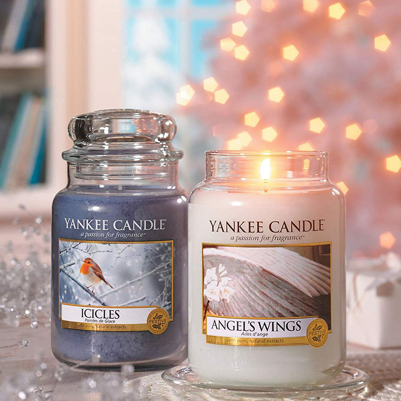 Large , Angel's Wings : Yankee Candle Angel's Wings Jar Candle - Large