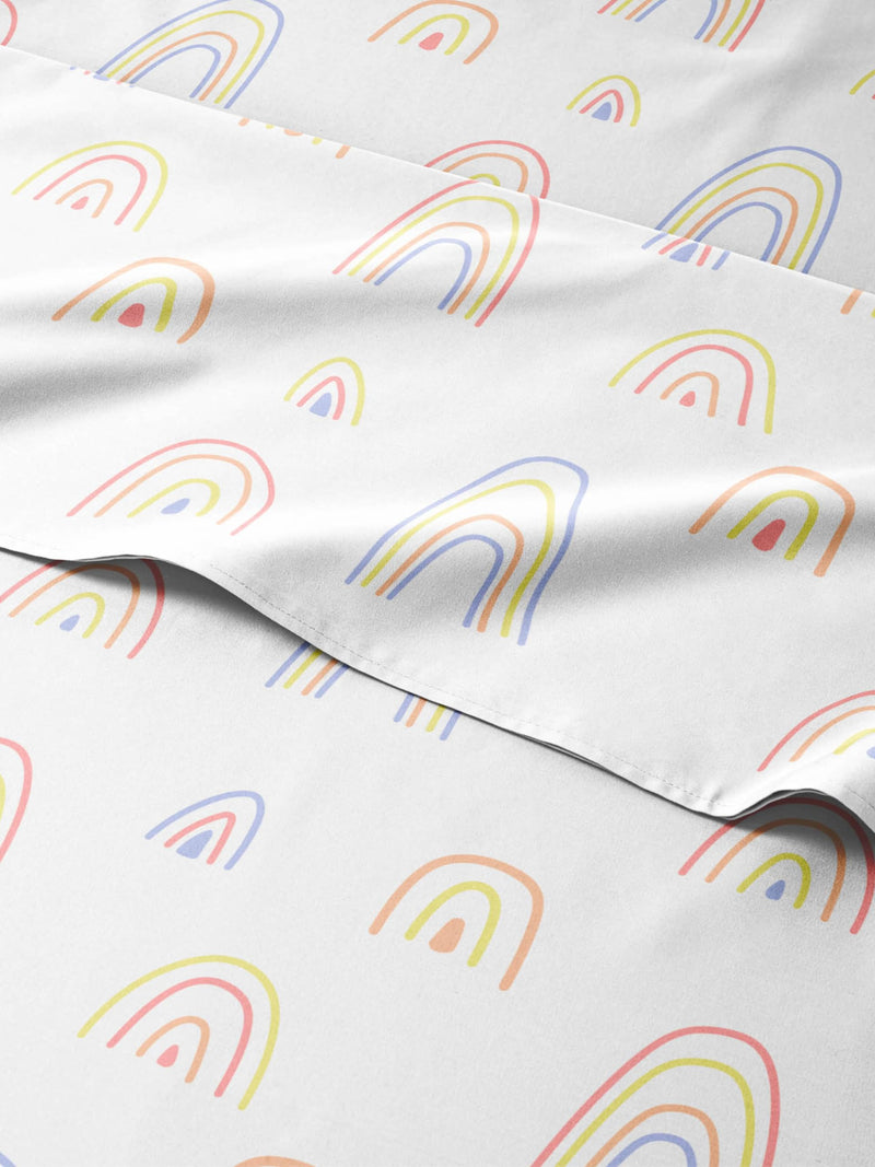 Rainbow Sheet Set, Girls Sheets, Kids Sheet for Girls, Twin Size Kids Sheets, Toddler Sheets, Toddlers Sheets for Twin Beds, Teen Bed Sheets, Fun Toddler Sheets, Children Sheets, Sheets for Children