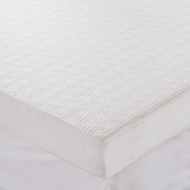 Sleep Philosophy Flexapedic Memory Foam Mattress Protector Cooling Bed Cover Queen White