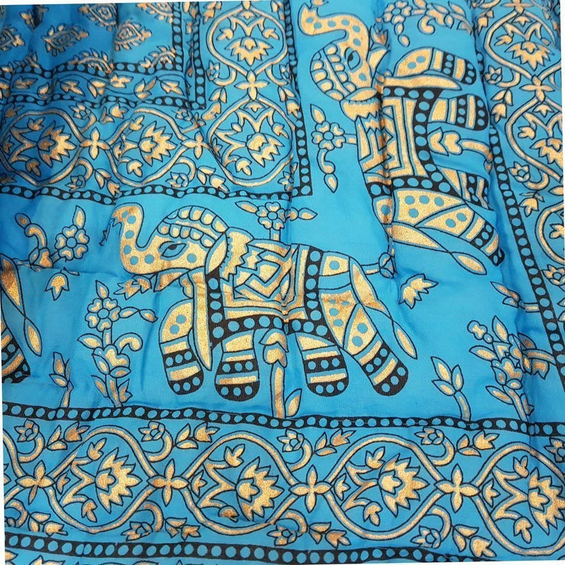 SVT Traditional Famous Jaipuri Beautiful Floral Print in firoji Jaipuri Rajai/Razai/Quilt Single/Single Bed Quilt/Comforter/AC Quilt/AC Comforter