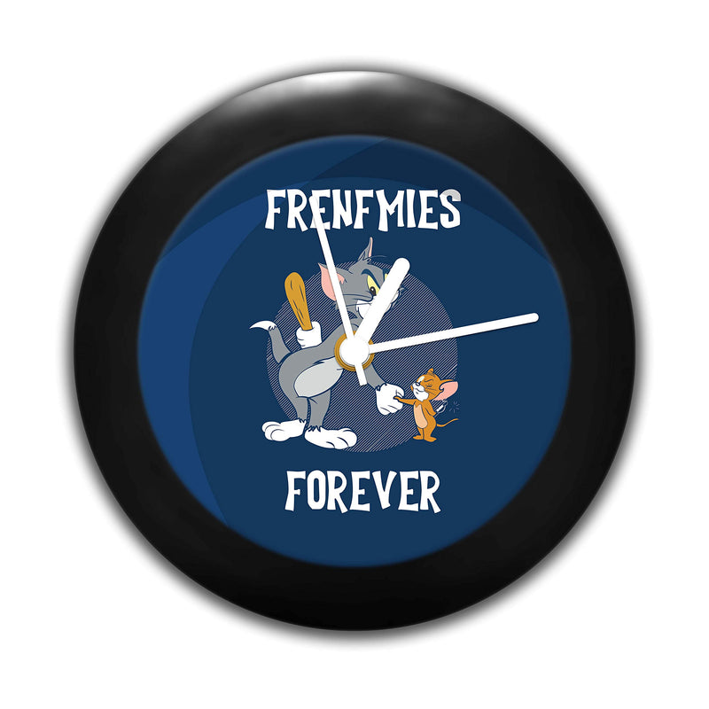 MCSID RAZZ- Tom and Jerry -Frenfmies Forever Design | Kids Table Clocks, Desk Clock - Officially Licensed by Turner Entertainment Co, USA