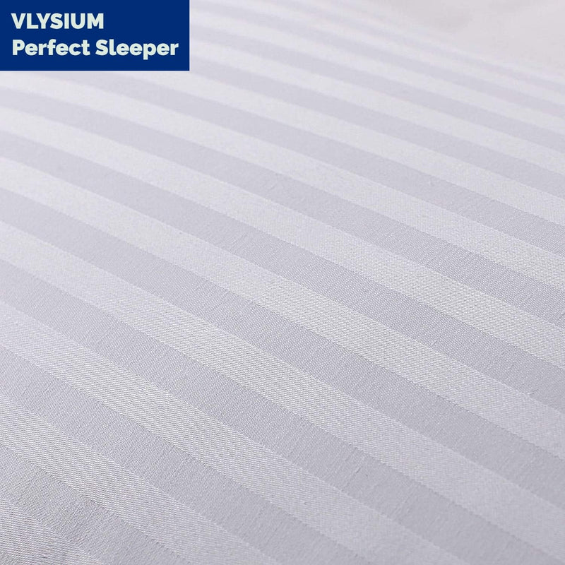 VLYSIUM Perfect Sleeper Arrya Microfiber Hotel Quality Premium Fibre Soft Cushion Filler, 16X16 Inches, White, Set of 5