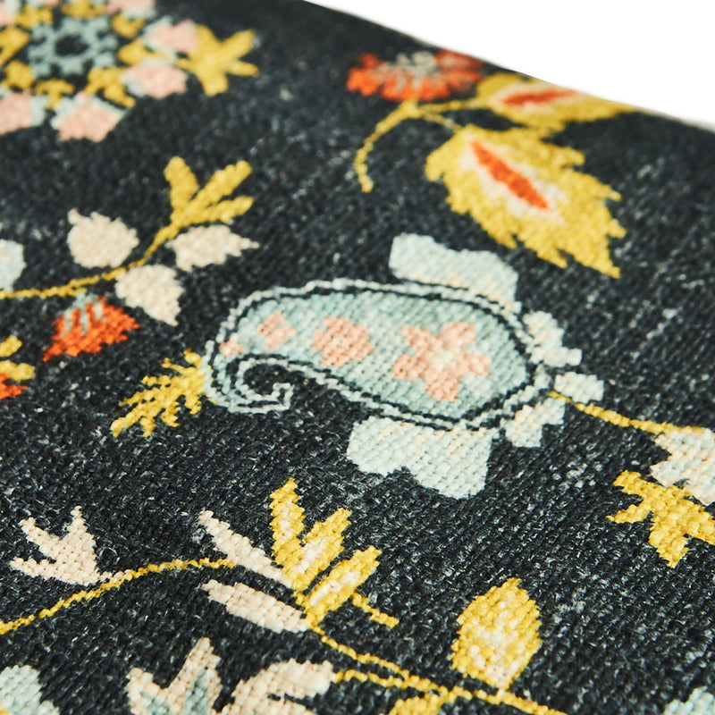 Chumbak Pixel Paisley Throw|Black