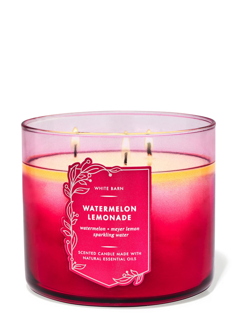 Bath & Body Works Watermelon Lemonade 3-Wick Candle