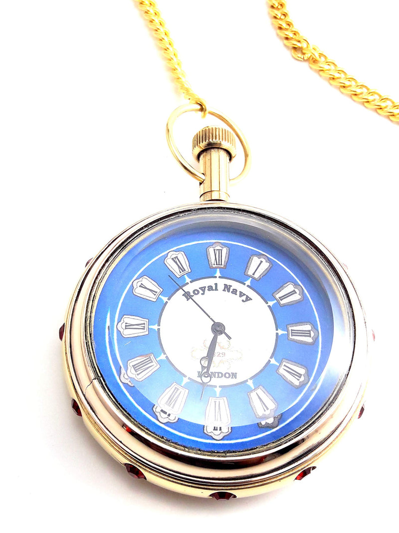 Antique Royal Look Gandhi Pocket Watch with Chain