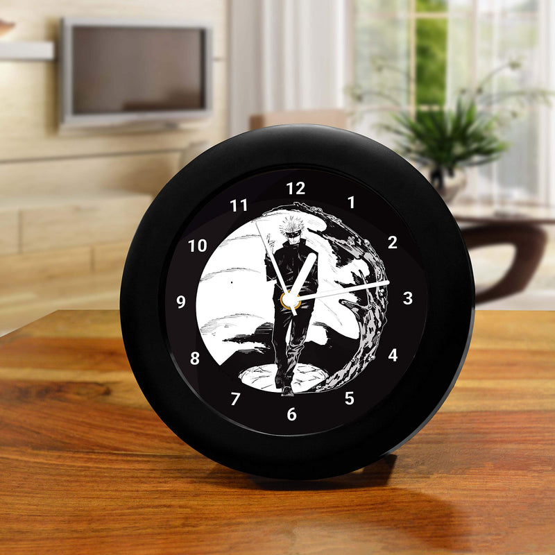 MCSID RAZZ- Anime- Satoru Gojo Table Clock Desk Clock for Home and Office | Anime Merchandise India