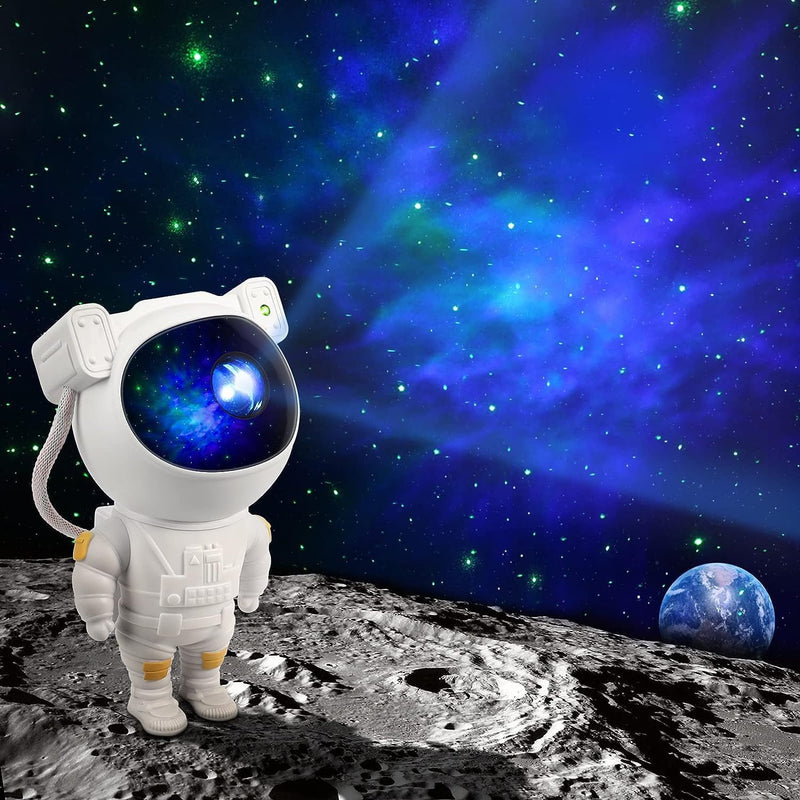 Allurevia Robot Sky Space Stars Light Astronaut Galaxy Projector|Night lamp|Bedroom|Projector|Remote Control|,Diwali Gift