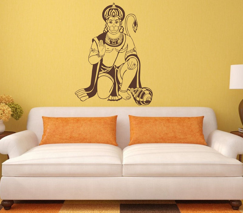 Asmi collection Vinyl Religious Wall Sticker, 60 x 80 cm, Brown-AS074, 20 in