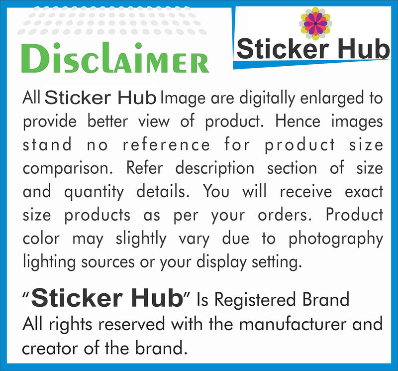 Sticker Hub Life is What You Bake Decorative Wall Sticker Size:-76cmx54cm AS492