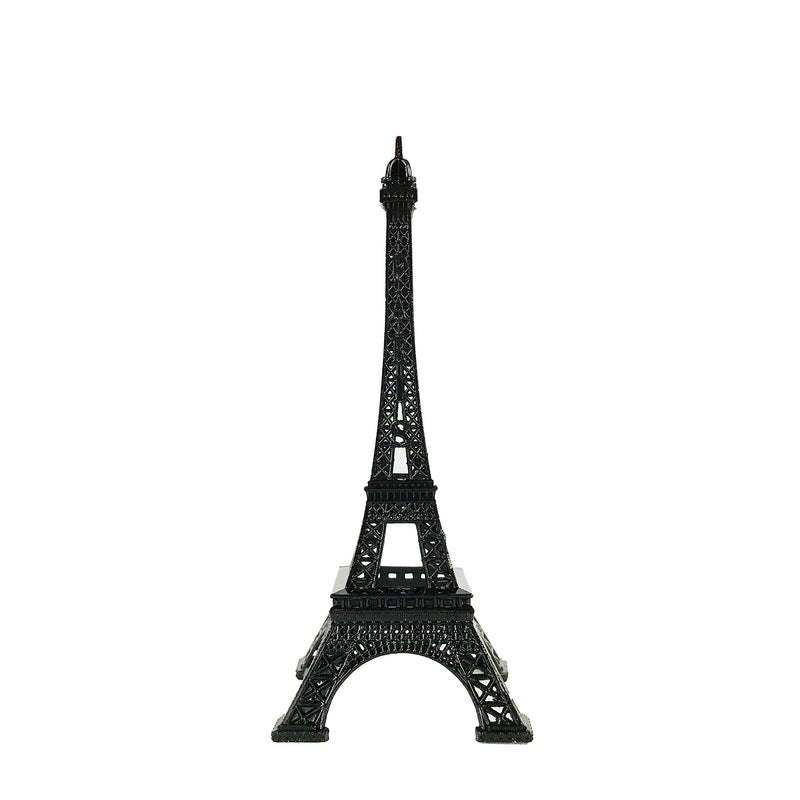 allgala 7" Eiffel Tower Statue Decor Alloy Metal, Black