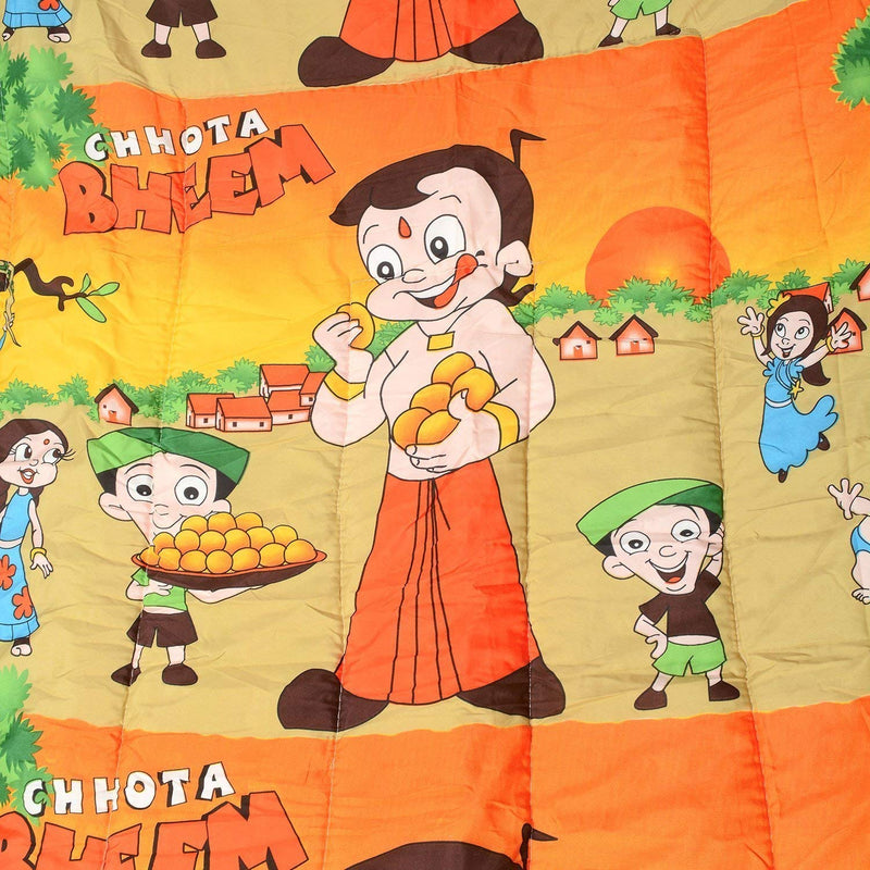 Welfic Cartoon Character Poly Cotton Reversible Cool Touch Series AC Dohar/Blanket for Kids (Single Bed, Pattern 17)