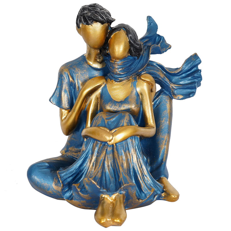 zart Presents New Romantic Couple showpiece (Blue), Resin