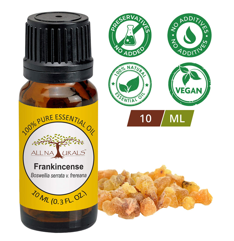 All Naturals 100% Pure Frankincense Essential Oil - 10Ml