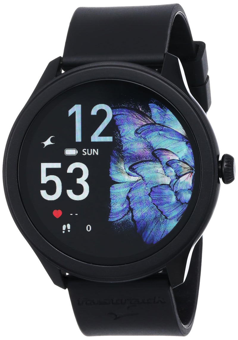 Fastrack Revoltt FR1 Smart Watch with 1.39" Super UltraVU Display|Highest 360*360 Pixel Resolution|SingleSync BT Calling|Advanced Multisport Modes|Auto Stress & Mood Monitor|Passcode Protection & SOS