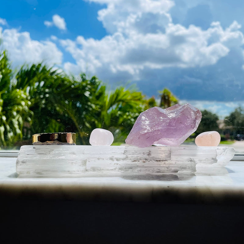 Selenite Sticks 6 to 8.5 Inches long, 1 to 2 inches wide, white healing stone, strong protection powers