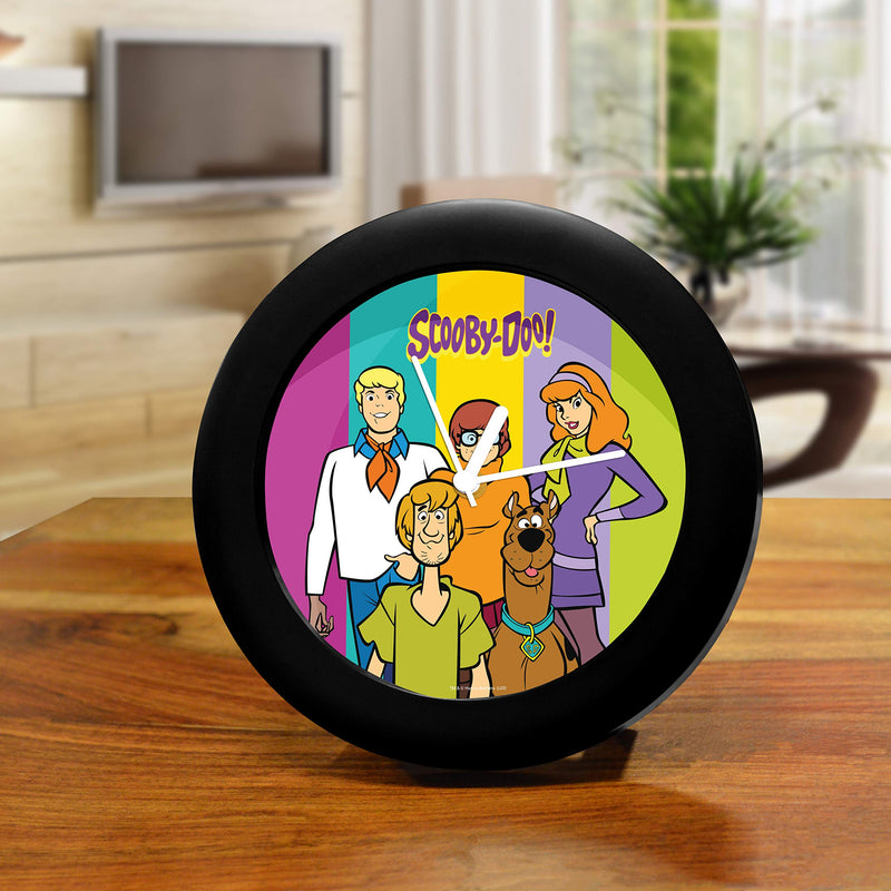 MCSID RAZZ- Scooby Doo Characters Design Table Clock Desk Clock |Table Clock for Office, Gift Set Birthday Gift-Officially Licensed by Turner Entertainment Co, USA