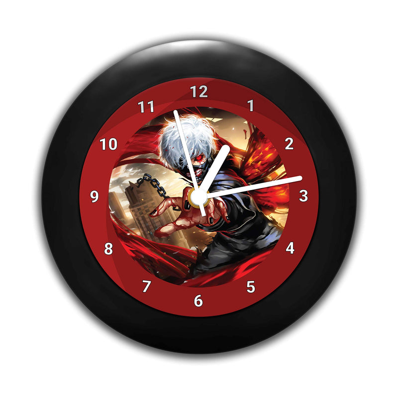 MCSID RAZZ- Anime Ken kaneki's Kagune Tokyo Ghoul Design Table Clocks New Decorative Desk Table Clock for Home, Office, Living Room, Bed Room | Best Gift for Anime Lover