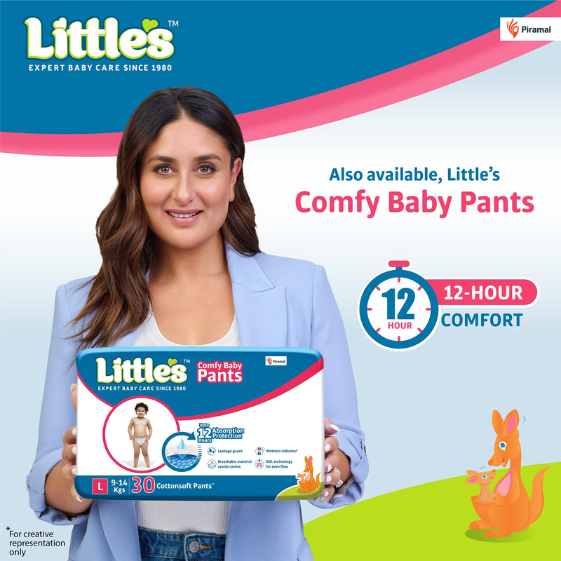 Little's Soft Cleansing Baby Wipes (Pack of 5, 80 Wipes)