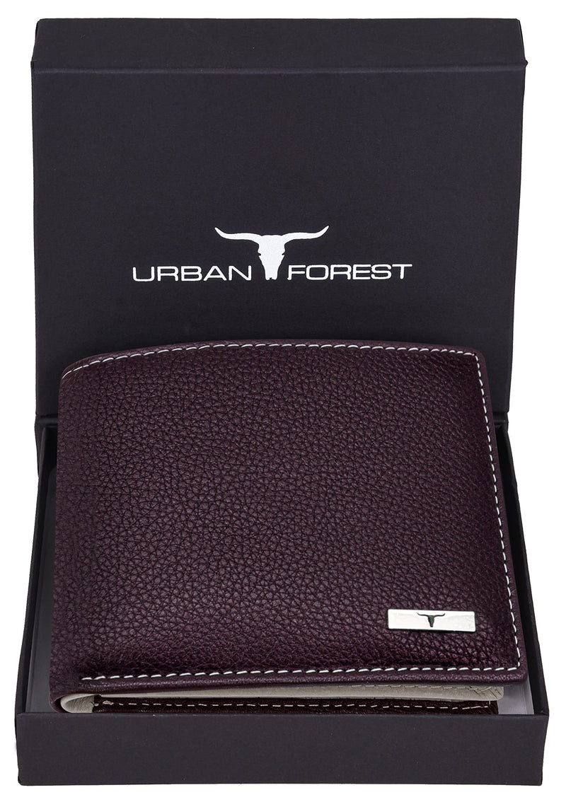 URBAN FOREST Kyle Brown/Sand Leather Wallet for Men