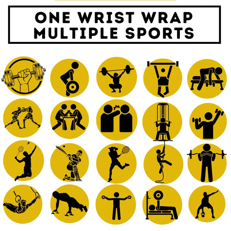 Muscleape Weight Lifting Straps & Wrist Supporter Wraps. Gym Accessories Men & Women. Wrist Strap For Gym With Wrist Support.Deadlift Strap Weightlifting Straps For Grip Gym Bumbble Bee Colour.