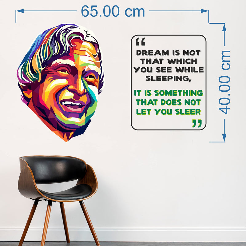 iberry's Inspirational Motivational Quotes Wall Sticker, Dream is Something That Does not let You Sleep- 40 x 65 cm Wall Stickers for Study- Office-008