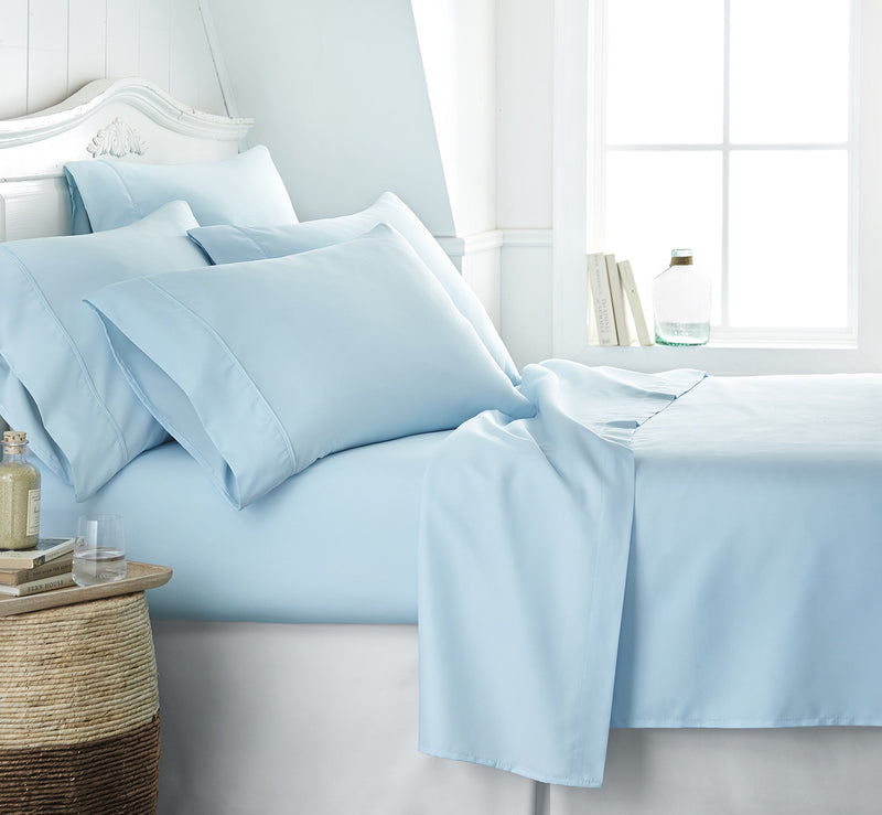 Becky Cameron 6 Piece Sheet Set California King, Aqua