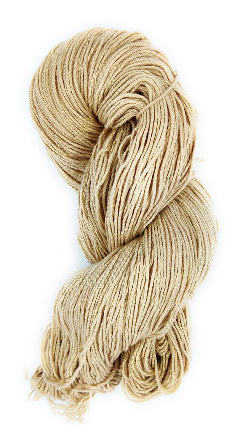 Prapti handicrafts 4 Ply Beige Cotton Yarn for Crochet and Knitting, Soft Crosia Threads, 160 Grams Hank, 1 Pack of Cotton Yaran, Suitable for Sweaters, Scarfs, Hat, Baby Clothes and DIY Crafts.