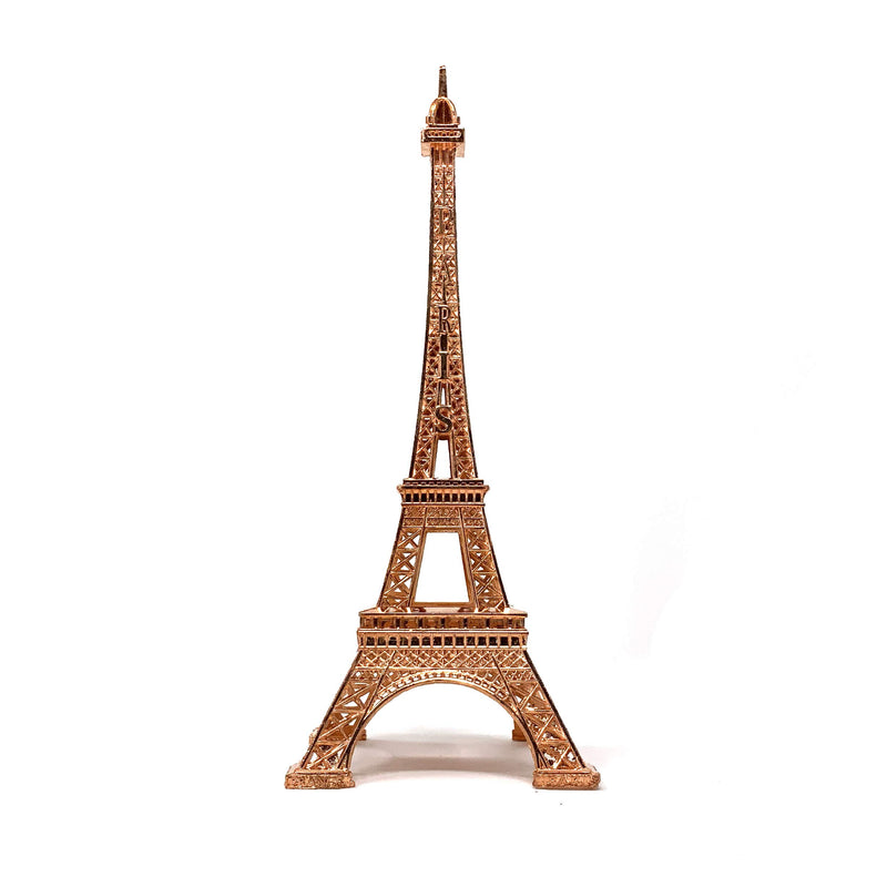 Allgala Eiffel Tower Statue Decor Alloy Metal, and Size (10", Rose Gold)