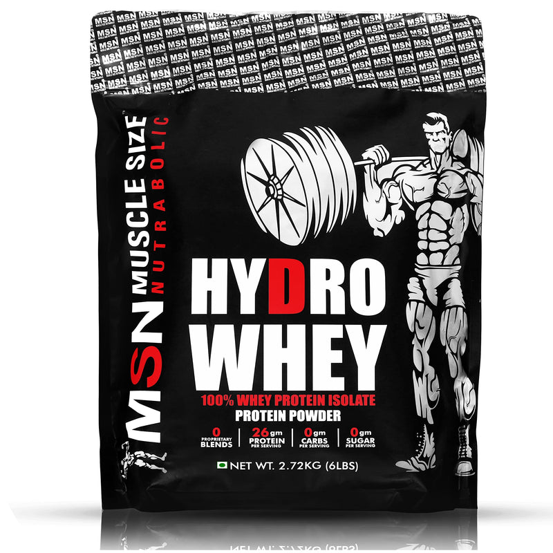 MUSCLE SIZE MUSCLE SIZE HYDRO WEHY PROTEIN POWDER 100% ISOLATE-Parent (Strawberry)