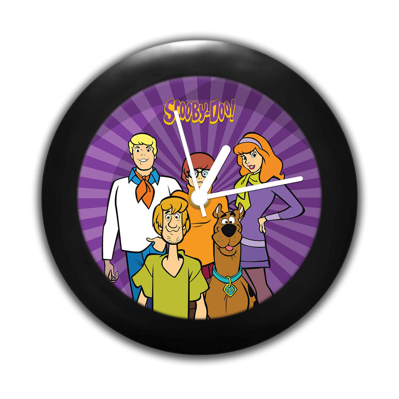 MCSID RAZZ Plastic Scooby- Doo Team Design Desk Table Clock Officially Licensed by Turner Entertainment Co, USA (Multicolour, India)