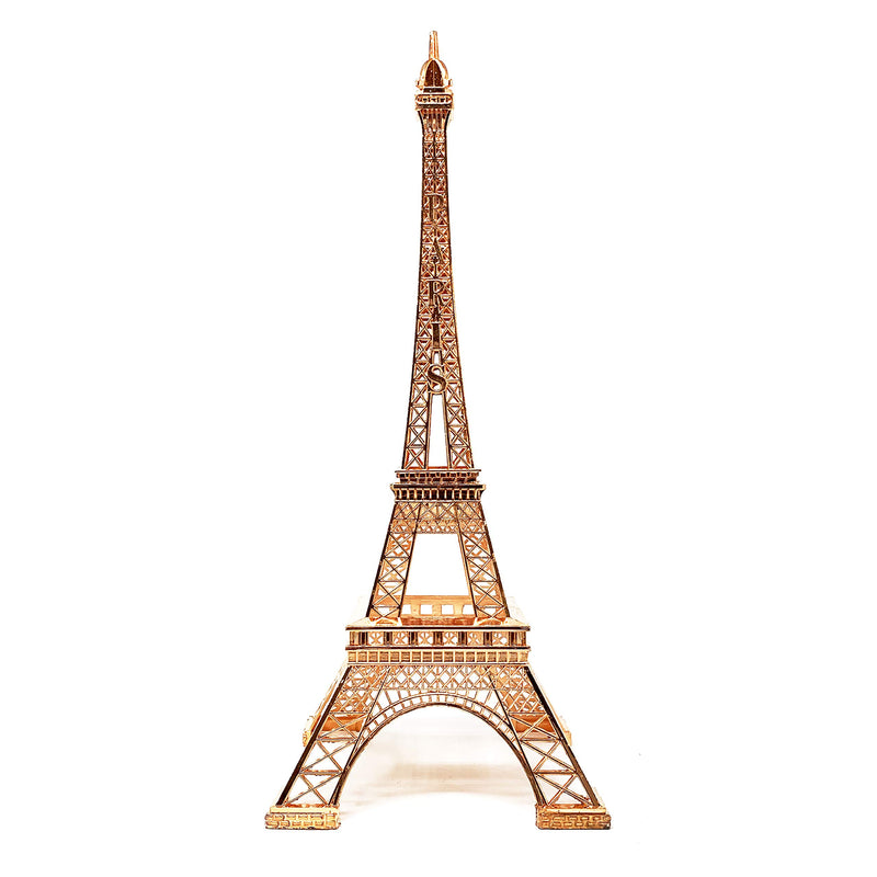 Allgala Eiffel Tower Statue Decor Alloy Metal, and Size (15", Rose Gold)