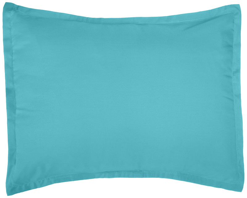 AmazonBasics Easy-Wash Microfiber Kid's Comforter and Pillow Cover Set (Pillow not included) - Single Size, Bright Aqua