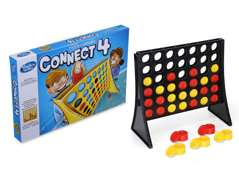 Hasbro Gaming The Classic Game of Connect 4, Get 4 in A Row Strategy Game for 2 Players, Games & Puzzles, Toys for Kids, Boys and Girls Ages 6 & Up