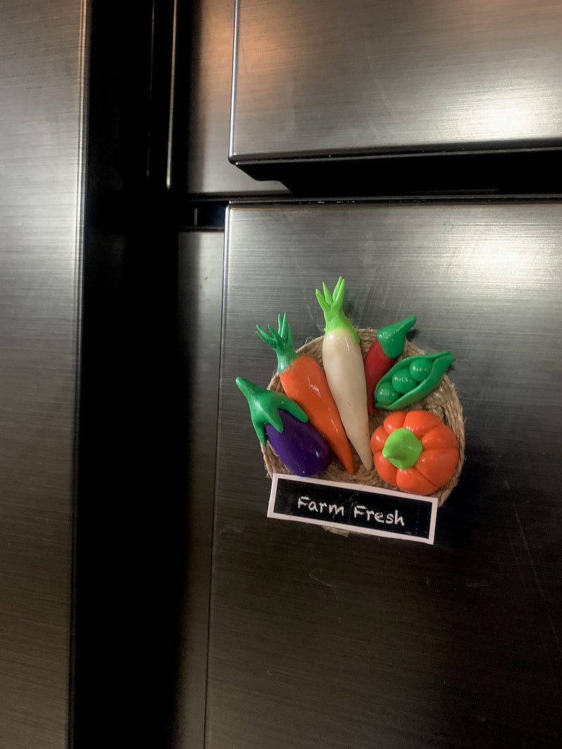 Tomato and Vegetable Fridge Magnet Combo/Home Decor/Gift Item