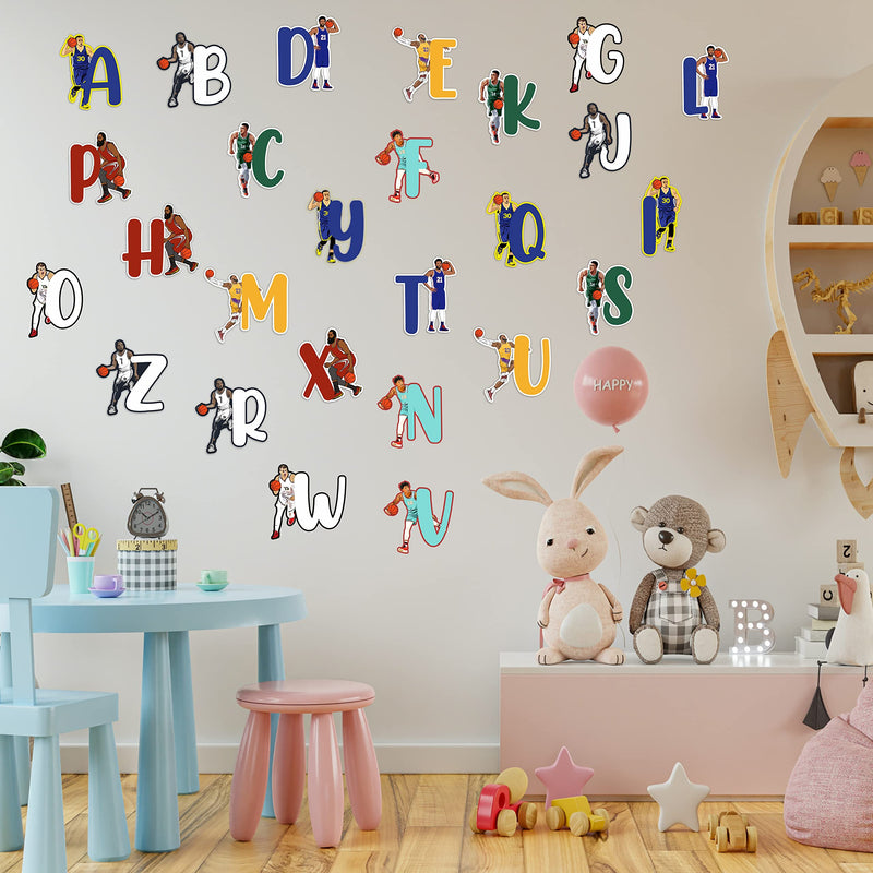 Seyal® Basketball A - Z Alphabet Wall Sticker