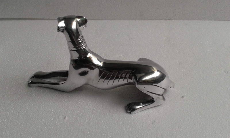 Dog Figurine Greyhound Sitting Statue