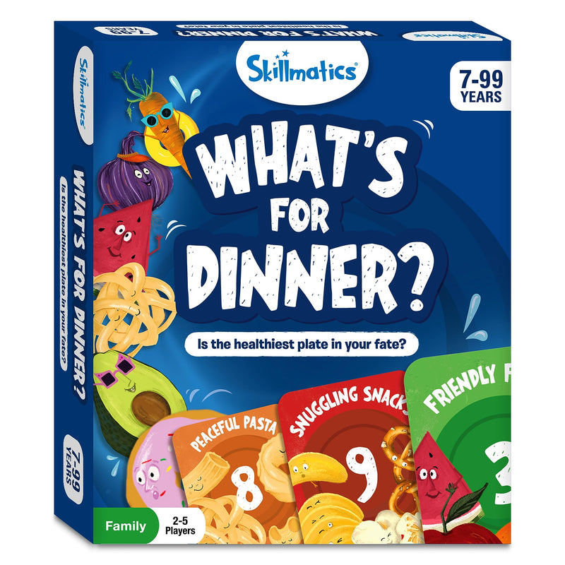 Skillmatics Card Game-What's For Dinner, Fun Strategy & Memory Game, Family Friendly Games For Ages 7 And Up, Kid