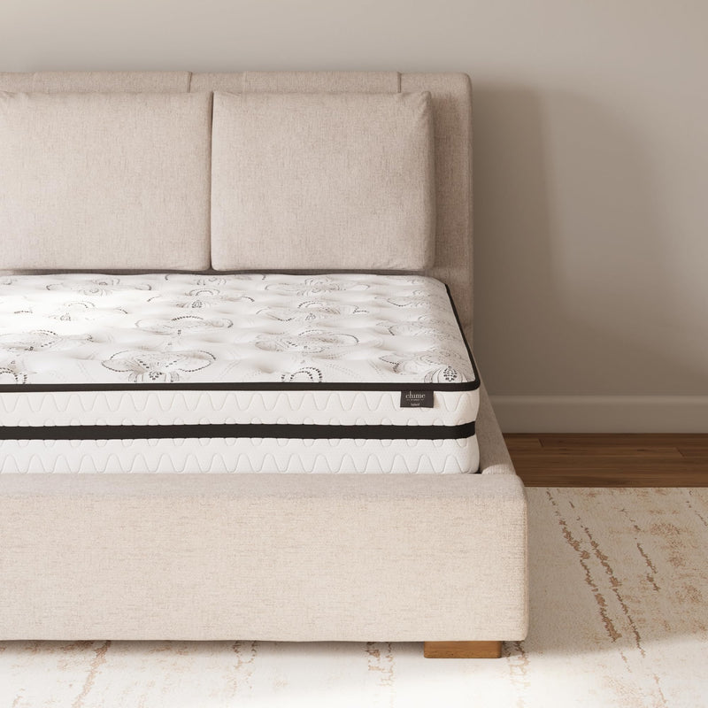 Signature Design by Ashley Full Size Chime 10 Inch Medium Firm Hybrid Mattress with Cooling Gel Memory Foam