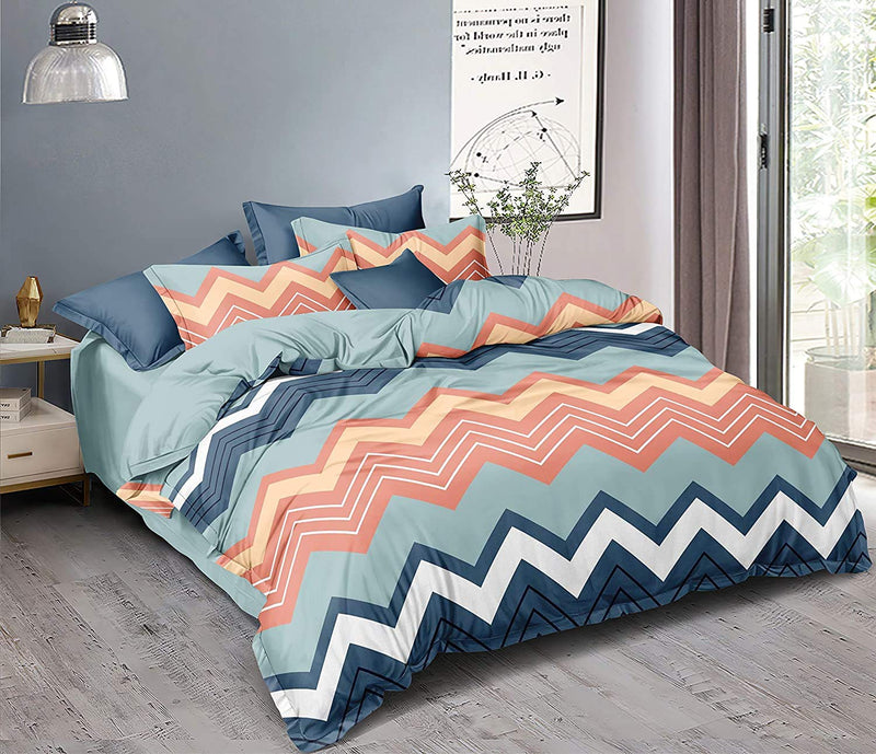 MIL Furnishings Polycotton 100 TC Quilt Cover (Queen_Pink)