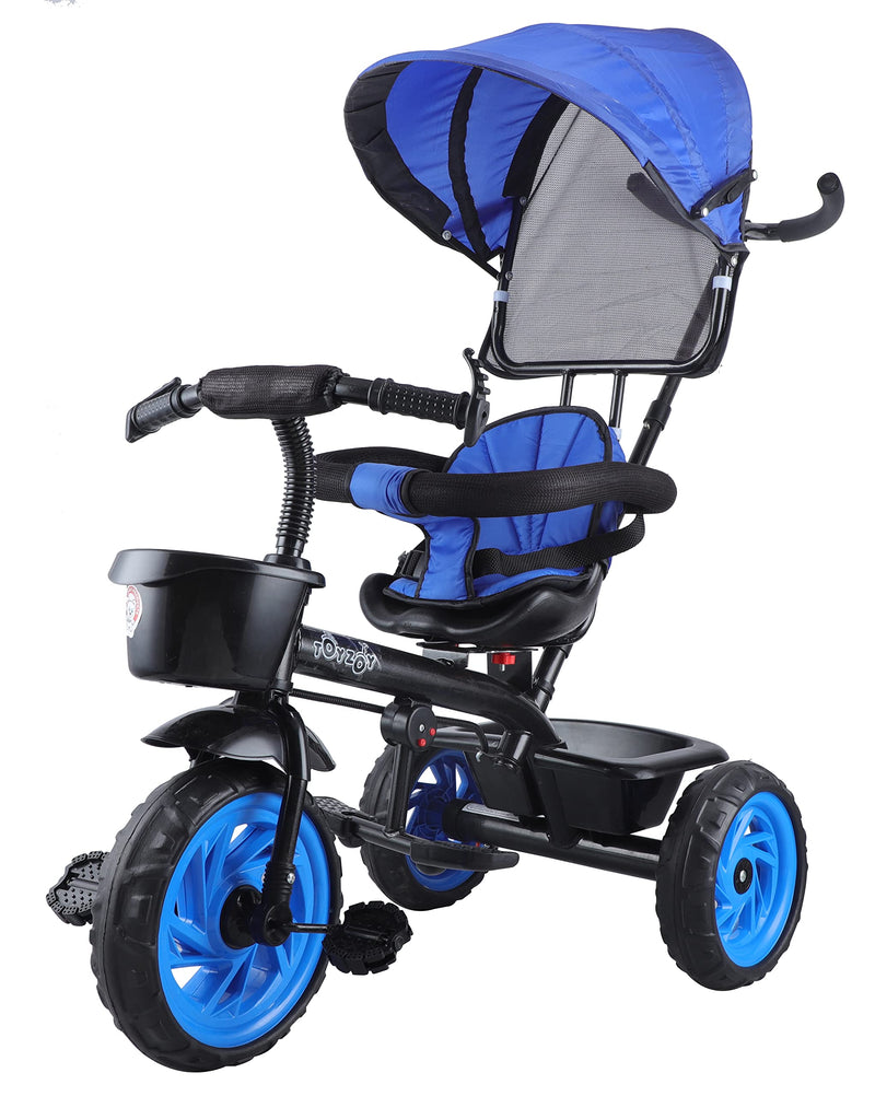 JoyRide Stroller Tricycle Baby Trike Tricycle with Canopy and Parenta