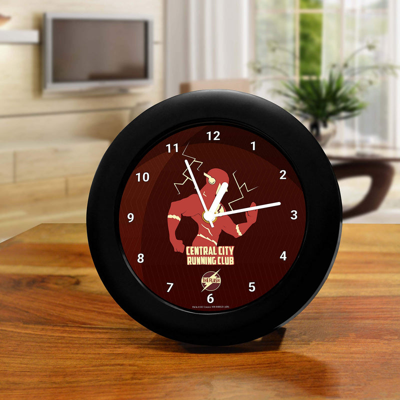 MCSID RAZZ- - DC Comics -Central City Running Club The Flash Table Clock Birthday Gift Official Licensed by Warner Bros,USA (India) Best Valentine's Day Gift