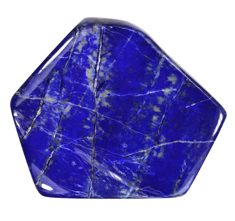 uGems Lapis Lazuli Rock Stone Freeform Specimen Slab (3 inch)