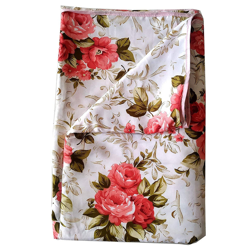 MIRAVU Ac Dohar Blanket | Ac Room Quilt Single Bed Soft Microfibre & Cotton, Floral Flower Print Reversible n Lightweight for Summer and mild Winter