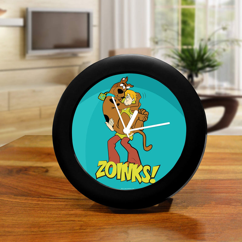 MCSID RAZZ- Scooby- Doo -Zoinks Design Table Clock Desk Clock |Table Clock for Office, HomeOfficially Licensed by Turner Entertainment Co, USA