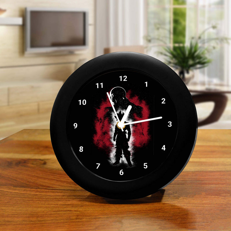 MCSID RAZZ- Anime-Greatest Show of All time Design Table Clocks |Desk Clock | Table Clock for Home Decor