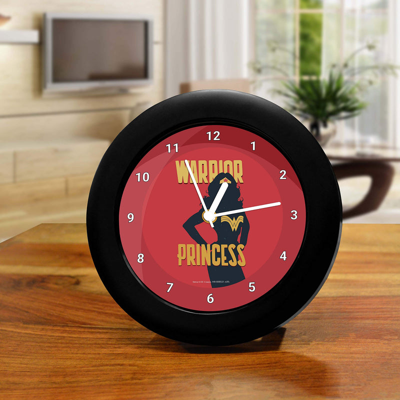 MCSID RAZZ- DC Comics- Warrior Princess 'Table Clock Birthday Gift Official Licensed by Warner Bros, USA (India)