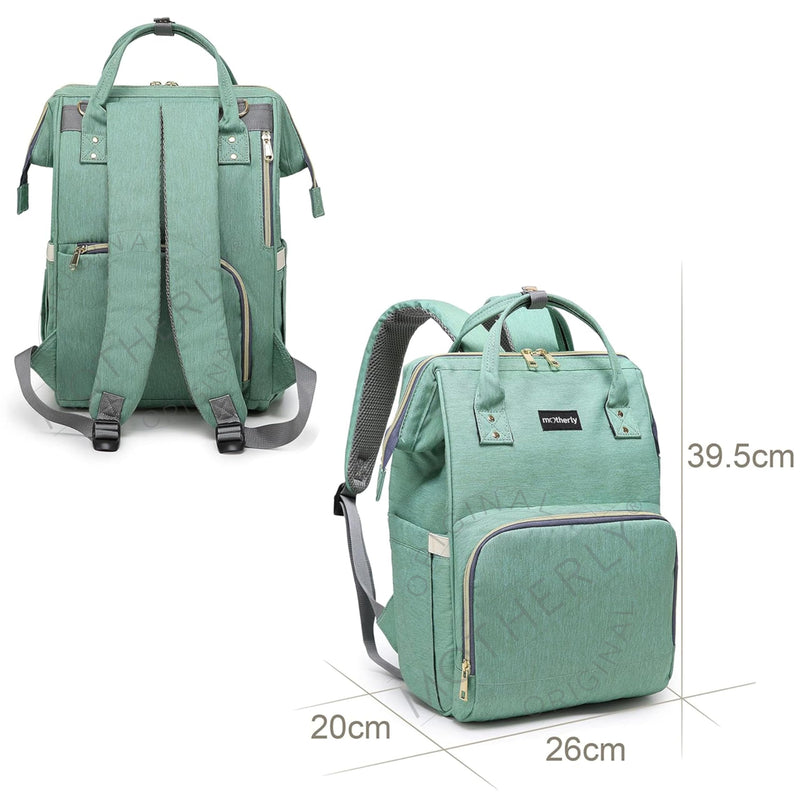 Motherly Stylish Babies Diaper Bags for Mothers - Economical Version (Light Green)